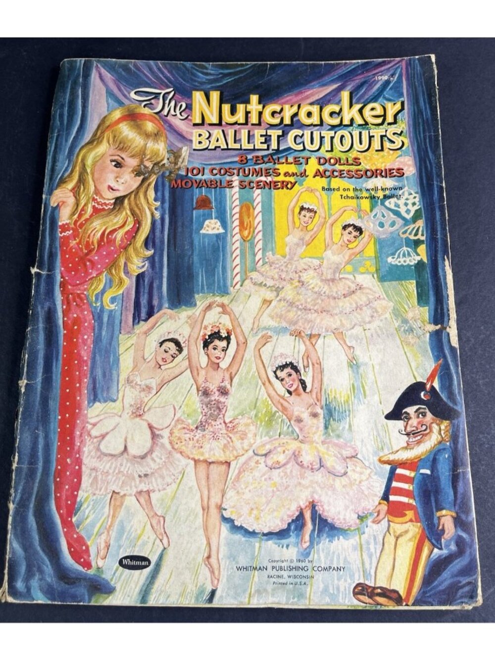 ORIGINAL VINTAGE Paper Dolls The Nutcracker Ballet Folder & Cutouts 1960 USA